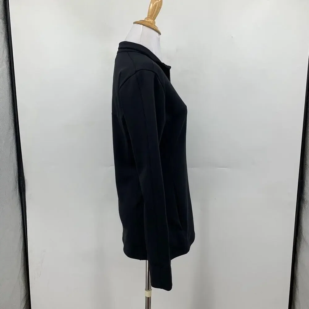 PXG Jacket Womens S Small Black Full Zip Softshell Thumbholes‎ Stretch Golf